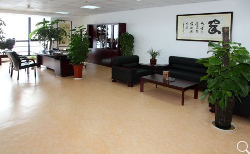 办公室用pvc塑胶地板为何会成为一种主流趋势【腾方PVC地板】